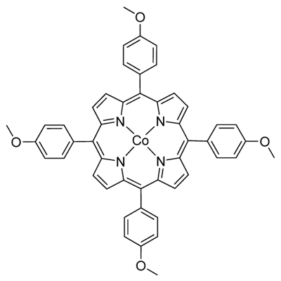 四甲氧基苯基卟啉钴 结构式