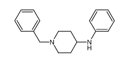 4-苯胺-1-苯甲基哌啶 结构式