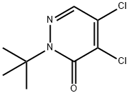 2-(叔丁基)-4,5-二氯哒嗪-3(2H)-酮 结构式
