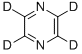 吡嗪-d4 结构式