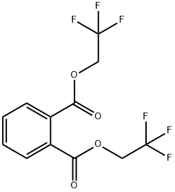 邻苯二甲酸双(2,2,2-三氟乙基)酯 结构式