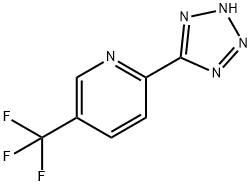 2-(1H-四唑-5-基)-5-(三氟甲基)吡啶 结构式