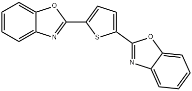 2,5-双(苯并[d]恶唑-2-基)噻吩 结构式