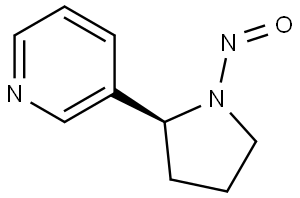 N-亚硝基降烟碱 结构式