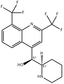 甲氟喹 结构式