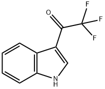 3-(三氟乙酰基)吲哚 结构式