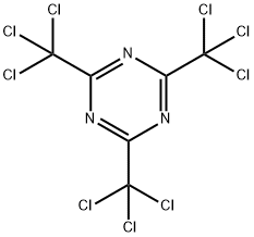 2,4,6-三(三氯甲基)-1,3,5-三嗪 结构式