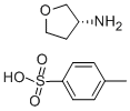 (R)-3-氨基四氢呋喃对苯磺酸盐 结构式