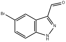 5-溴-1H-吲唑-3-甲醛 结构式