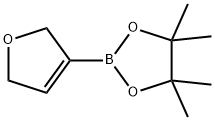 2-(2,5-二氢呋喃-3-基)-4,4,5,5-四甲基-1,3,2-二氧杂硼烷 结构式