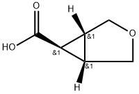 (1R,5S,6r)-rel-3-氧杂二环[3.1.0]己烷-6-羧酸 结构式