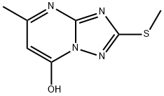 5-甲基-2-(甲硫基)-[1,2,4]三唑并[1,5-a]嘧啶-7-醇 结构式