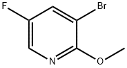 3-溴-5-氟-2-甲氧基吡啶 结构式
