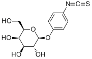 4-异硫氰基苯基 β-D-吡喃半乳糖苷 结构式