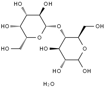 D-乳糖一水合物 结构式