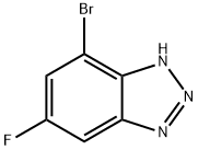 4-溴-6-氟-1H-苯并[d][1,2,3]三唑 结构式
