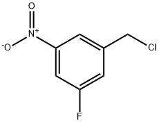 3-氟-5-硝基苄氯 结构式