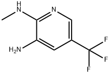 N2-甲基-5-(三氟甲基)吡啶-2,3-二胺 结构式