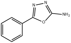 5-苯基-2-氨基-1,3,4-噁二唑 结构式