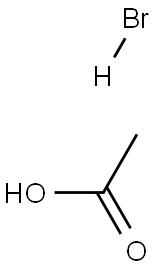 氢溴酸乙酸溶液 结构式