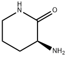 (S)-3-氨基-2-哌啶酮 结构式