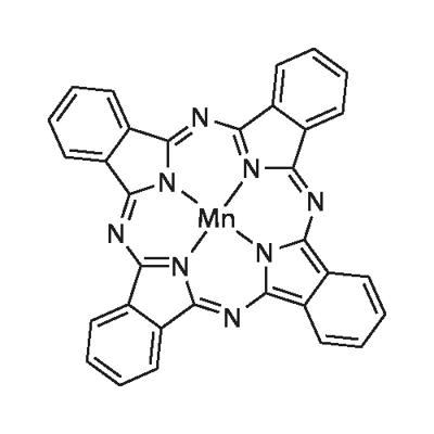 酞菁化锰(II) 结构式