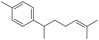 α-姜黄烯 结构式