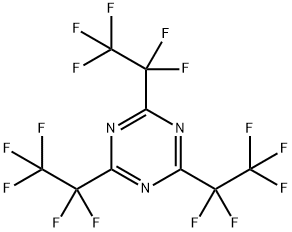 2,4,6-三(五氟乙基)-1,3,5-三嗪 结构式