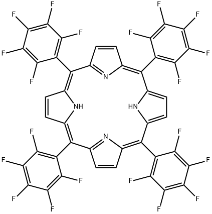 5,10,15,20-四(五氟苯基)卟啉 结构式
