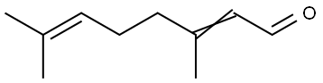 柠檬醛 结构式