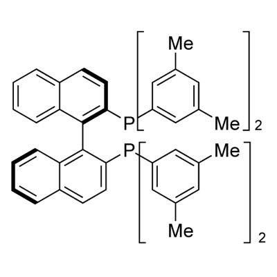 (R)-(+)-2,2'-双[二(3,5-二甲基苯基)膦]-1,1'-联萘 结构式