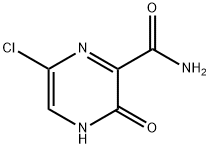 6-氯-3-羟基吡嗪-2-甲酰胺 结构式