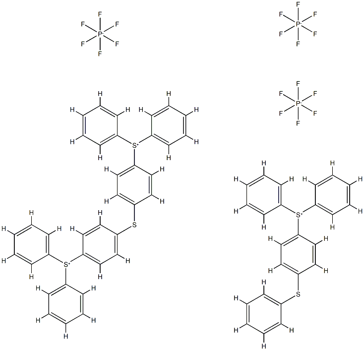 三芳基锍六氟磷酸盐 结构式