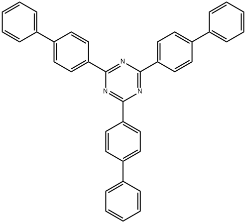 2,4,6-三[(1,1-联苯)-4-基]-1,3,5-三嗪 结构式