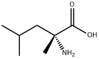α-甲基-D-亮氨酸 结构式