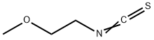2-甲烷氧基乙基硫代异氰酸酯 结构式