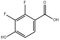 2,3-二氟 4-羟基苯甲酸 结构式