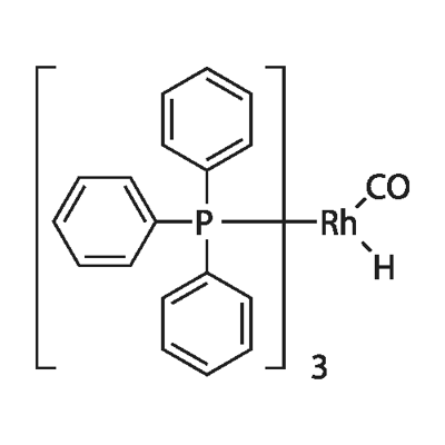 三(三苯基膦)羰基氢化铑(I) 结构式