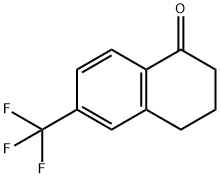 3,4-二氢-6-三氟甲基-1(2H)-萘酮 结构式