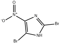 2,5-二溴-4-硝基-1H-咪唑 结构式