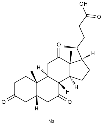 去氢胆酸钠 结构式