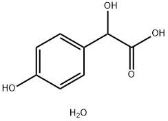 DL-4-羟基扁桃酸单水化合物 结构式