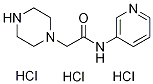 2-(哌嗪-1-基)-N-(吡啶-3-基)乙酰胺三盐酸盐 结构式