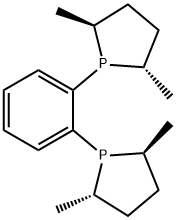 (+)-1,2-双[(2S,5S)-2,5-二甲基磷]苯 结构式