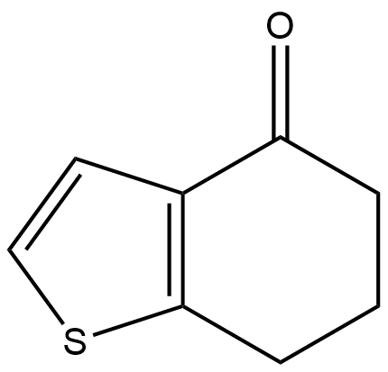 6,7-二氢-4-苯并[b]噻吩酮 结构式