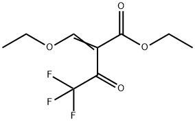 3-乙氧基-2-(2,2,2-三氟乙酰基)丙烯酸乙酯 结构式
