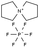 5-氮鎓螺[4.4]壬烷六氟磷酸盐 结构式