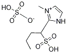 1-甲基-3-(4-磺丁基)咪唑硫酸氢盐 结构式