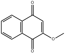2-甲氧基-1,4-萘醌 结构式