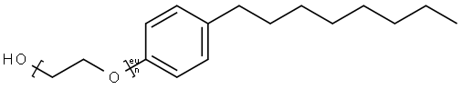 26636-32-8 辛基酚聚氧乙烯醚 结构式